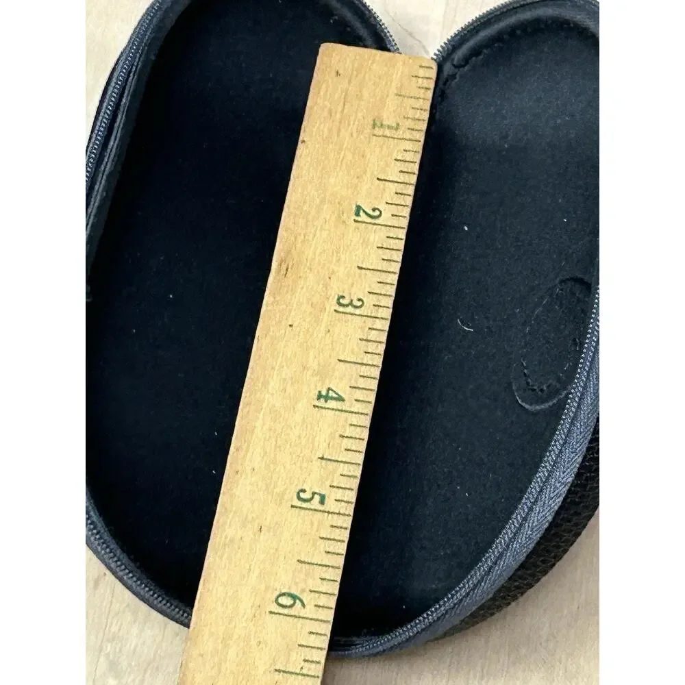 Costa Del Mar‎ Sunglasses Case Zip-up Hard Clamshell Holder Black Gray
